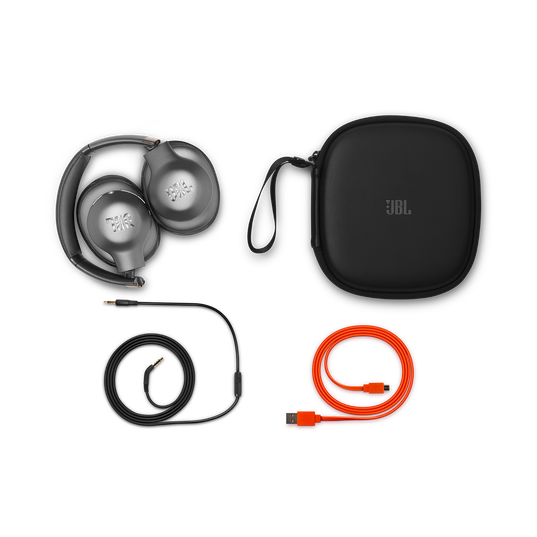 JBL EVEREST™ ELITE 750NC - Gun Metal - Wireless Over-Ear Adaptive Noise Cancelling headphones - Detailshot 4